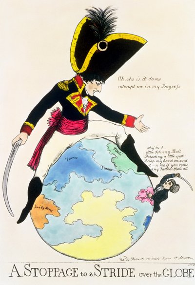 A Stoppage to a Stride over the Globe by English School